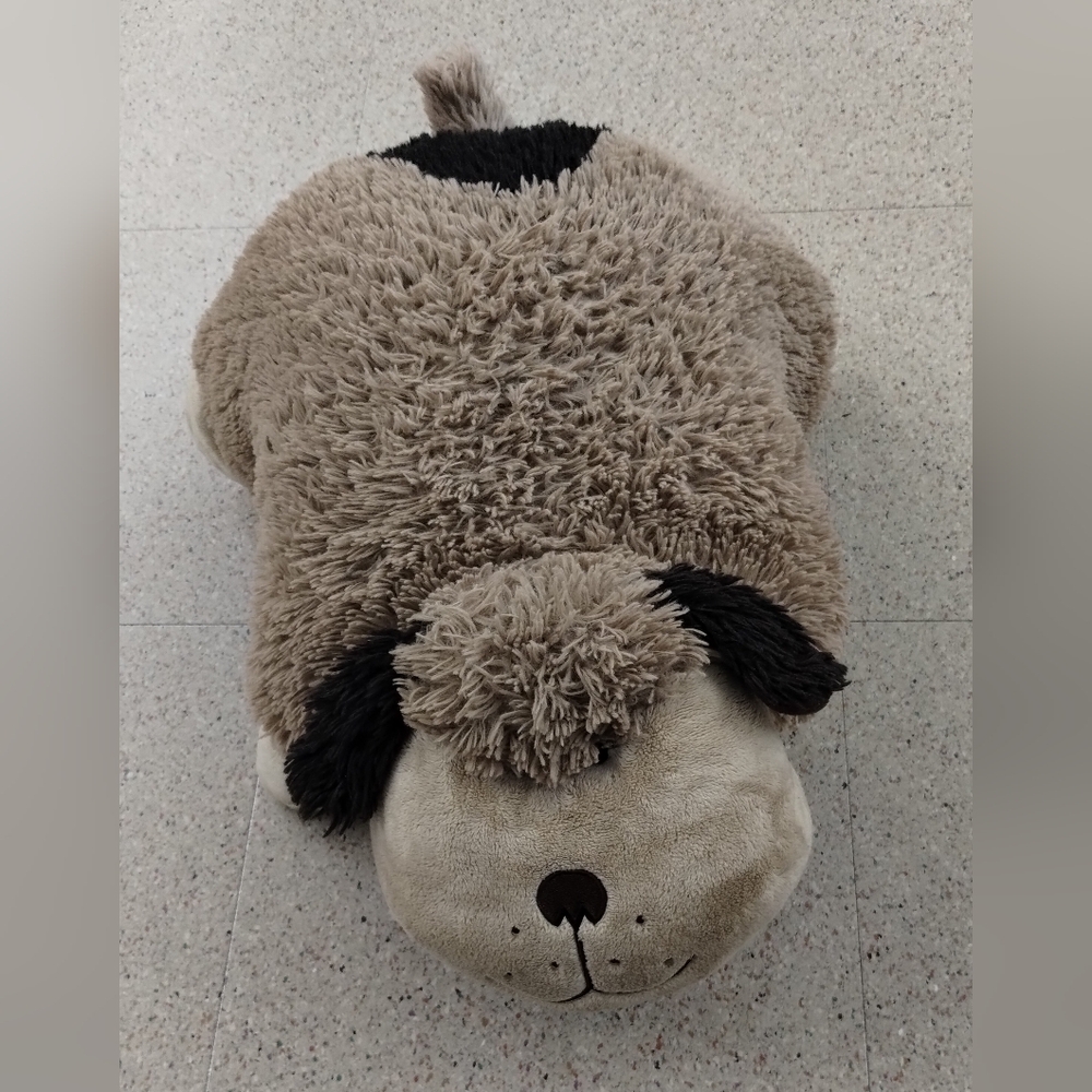 Pillow Pets Dog Brown 18" Plush Stuffed Soft Animal - Picture 2 of 16